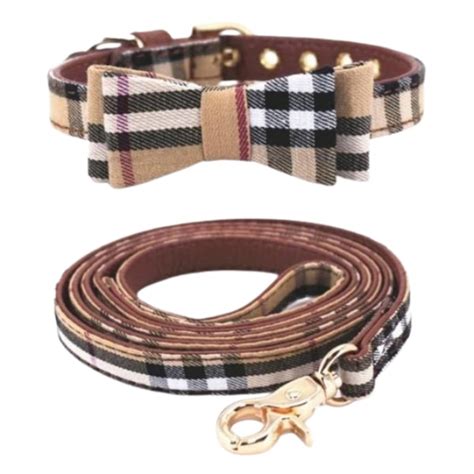 dog collars burberry|burberry dog collar large.